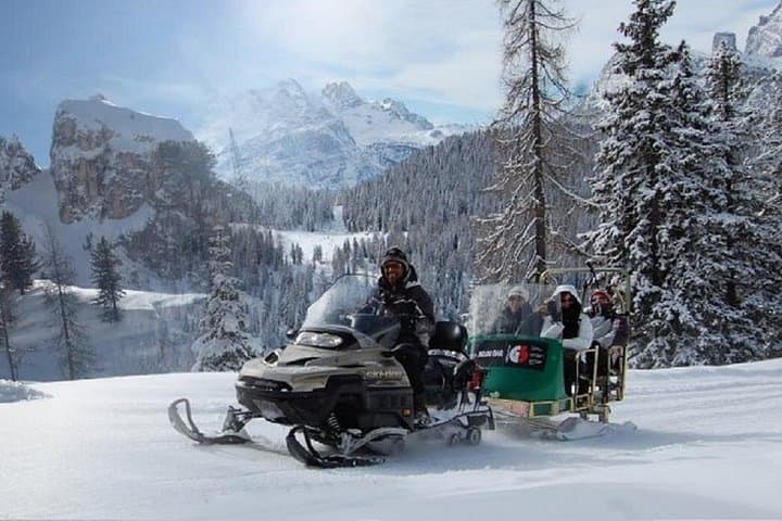 From Bolzano - Snowmobile + Sledding and The Great Dolomites Road Private Tour — photo 1 of 10