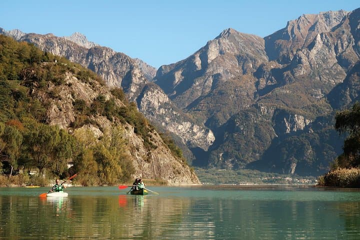 Canoeing Mezzola Lake, Italian Alps — photo 1 of 4