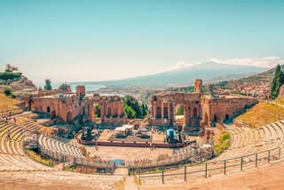 Private Etna & Taormina Tour, from Palermo area & Cefalù