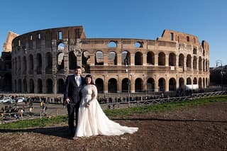 Honeymooners Rome Tour with Professional Photographer and Driver