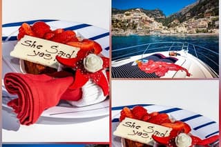 Wedding proposal around Positano coast