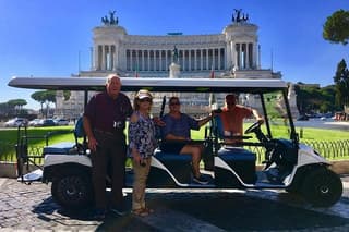 Rome: 6-Hour Private Golf Cart Tour with Catacombs Visit
