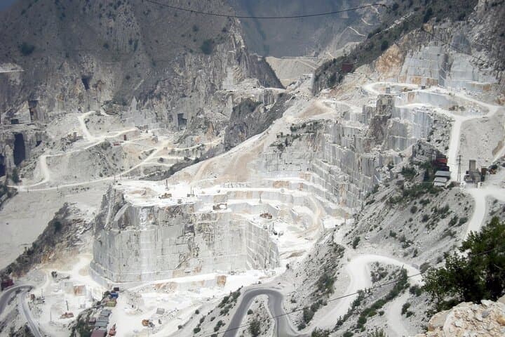 PRIVATE TOUR: Tour of the Carrara Marble Quarries & Wine Experience in Luni — photo 1 of 38