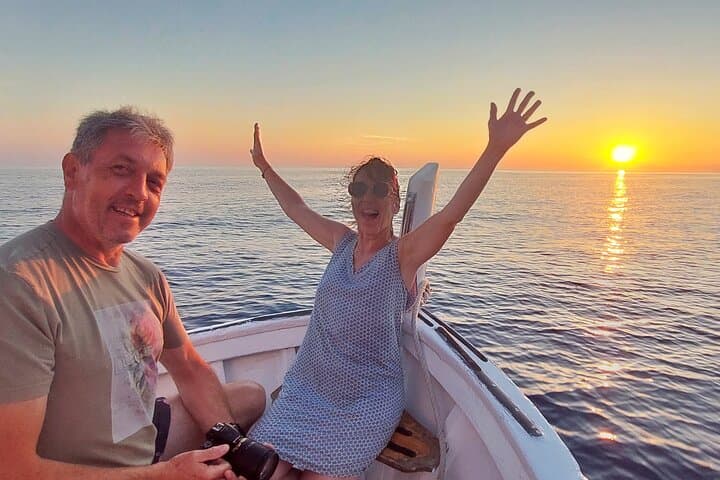 Sunset private boat tour of Cinque Terre with traditional ligurian gozzo — photo 1 of 12