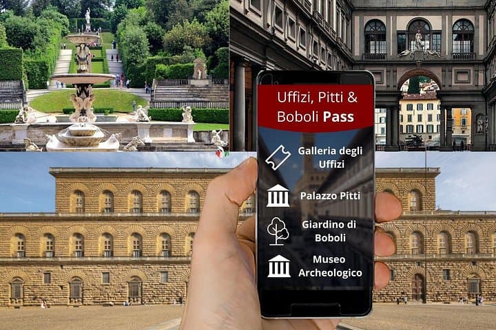 Uffizi Combined Ticket:UFFIZI, PITTI, BOBOLI & digital audioguide — photo 1 of 35