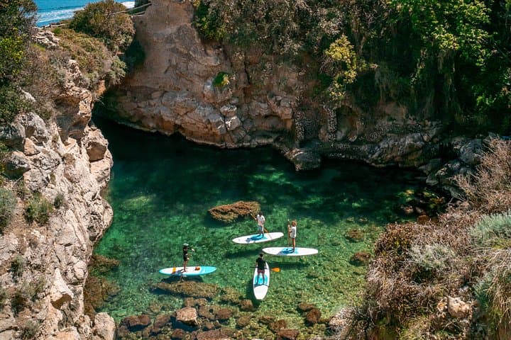 Small group paddle boarding tour to Bagni Regina Giovanna — photo 1 of 8