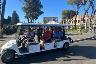 Rome by Golf Cart: Private Tour with Catacombs of Saint Callixtus