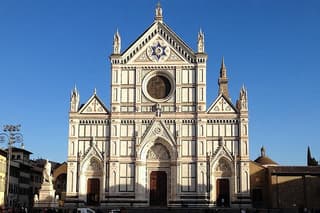 Santa Croce and Guided Walking Tour in Florence