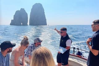 From Capri: 3-Hour Island Boat Tour with Optional Blue Grotto