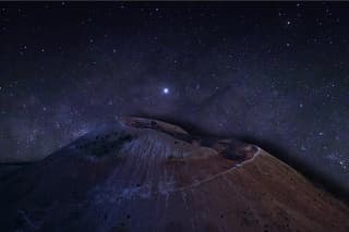 VESUVIUS BY NIGHT route without crater with Volcanological Guides