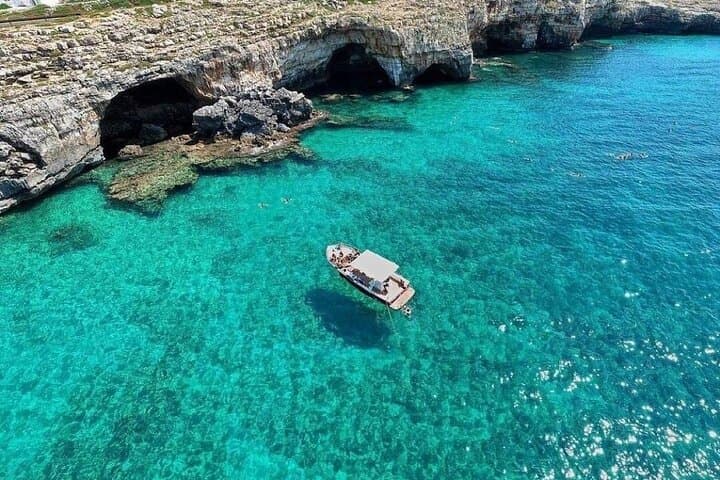 3 Hour Group Tour by Boat to the Caves of Santa Maria di Leuca — photo 1 of 29