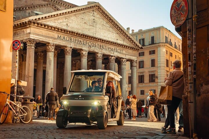 Rome private Golf Cart tour with entry to Colosseum or Catacombs — photo 1 of 10