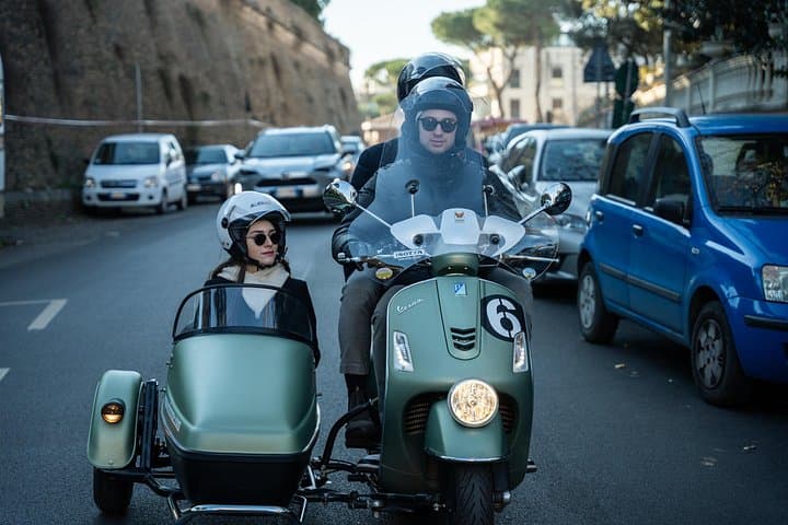 Private Vespa Sidecar Tour with Hotel Pickup — photo 1 of 10