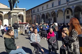 Florence Private Sit and Walk Tour with Gelato