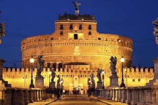 Rome with Golf Cart at Night with Pizza & Ice Cream
