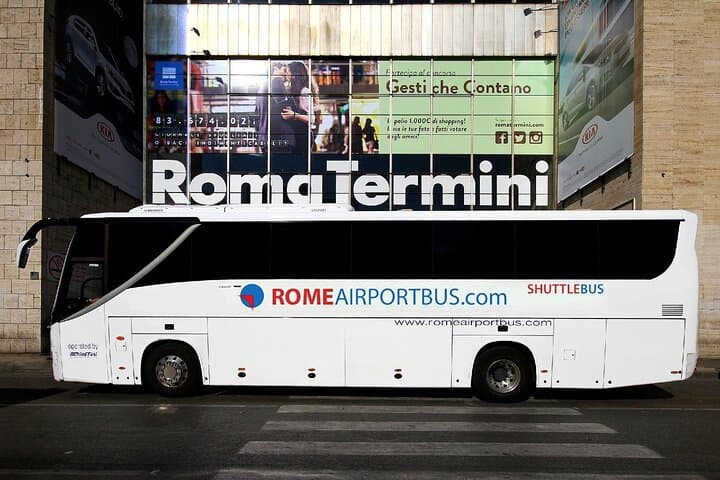 Shuttle Bus between Fiumicino Airport (FCO) and Rome center (Termini) — photo 1 of 8