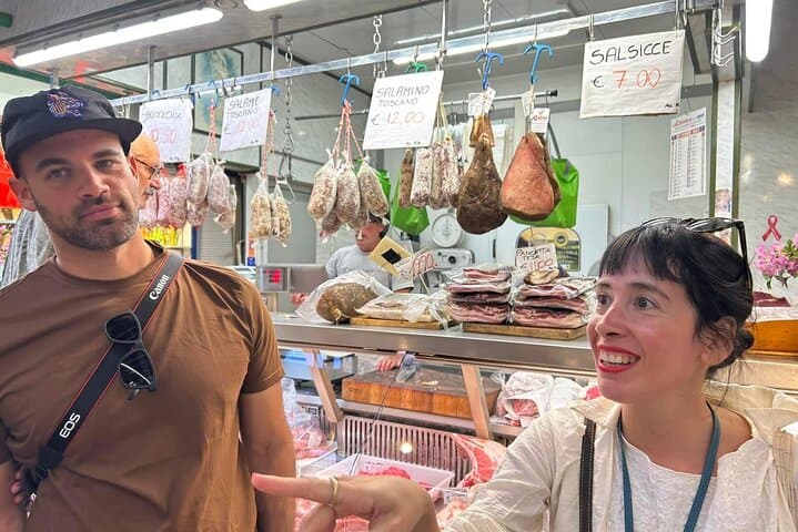 Florence: San Lorenzo Farmers Market Food Tour with Wine Tasting in 4 hours — photo 1 of 10