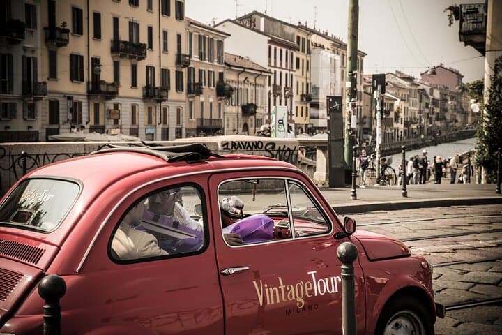 2 Hour Dolce Vita Vintage Fiat 500 Canals Tour in Milan — photo 1 of 23