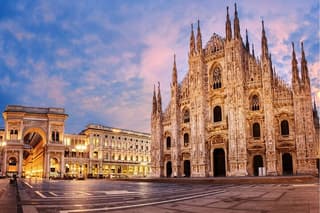Reserve Entrance to Milan Cathedral, Duomo, Archeological Area