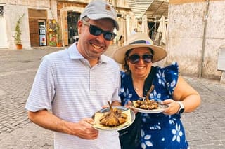 Jewish Ghetto and Navona Food Wine and Sightseeing Tour of Rome