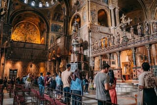 St Mark’s Basilica small-group guided tour with optional Gondola