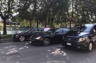 Milan Malpensa airport transfer to Como City Transfer sedan car