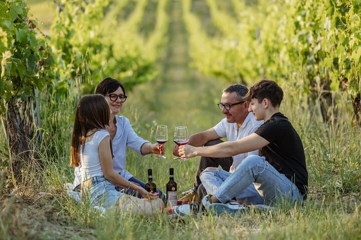 Montalcino: exclusive picnic in the vineyard with wine basket — photo 1 of 14