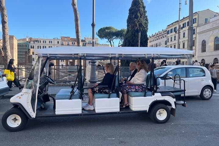 Rome in Golf Cart with free Hotel Pick Up-private/shared options — photo 1 of 4