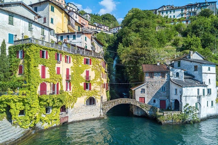 Nesso Waterfall, legendary villas 2H private boat tour with Capt. — photo 1 of 12