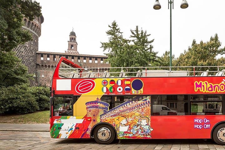 Hop-On Hop-Off Bus Tour in Milan Panoramic Icons Aboard + Ebook — photo 1 of 14