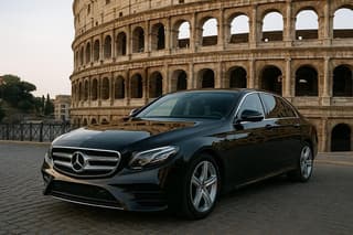 Night service transfer from Rome Fiumicino to Rome Hotel