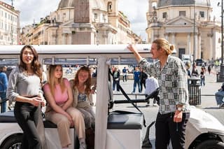 Rome Golf Cart Tour with Local Driver