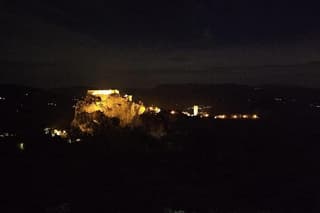 Night hike from San Leo to the monastery of S. Igne