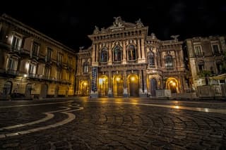 Private Catania by Night: Lava Stone Streets and Seaside Lights