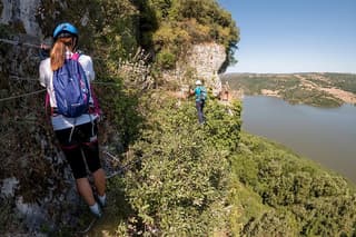 Experience in Via Ferrata della Regina