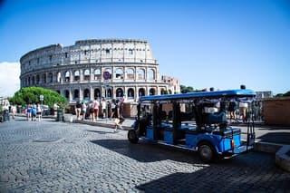 Group Golf Cart Tour: Rome City Center