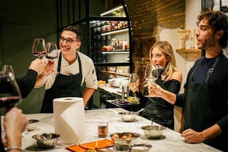 Hands On Pizza and Tiramisu Cooking Class in Rome