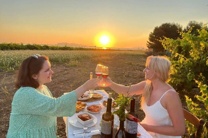 Sunset Picnic Among the Vineyards in Marsala — photo 1 of 7