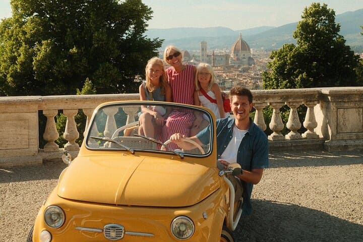 Florence Panoramic Tour in an Electric Fiat 500 Cabrio + Picnic — photo 1 of 15