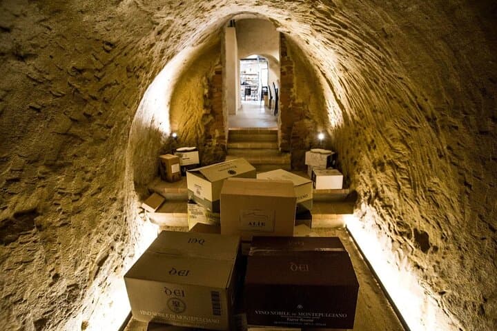 Wine Tasting with Food in a Stone Cellar in Montepulciano — photo 1 of 10