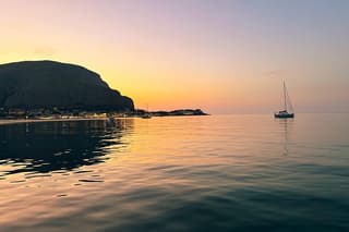 Palermo Mondello at Sunset with Bath and Aperitif