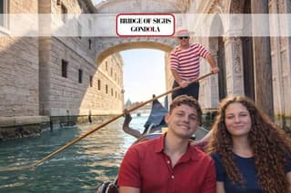 Crafted Gondola Ride under Breathtaking Bridge of Sighs™