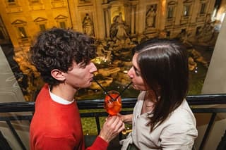 NEW Rome VIP Food Tour with Wine Pairing and Trevi Fountain View