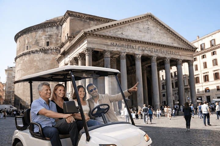 Private Panoramic Rome Golf Cart Tour with Pantheon Entry — photo 1 of 12