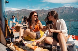 Catamaran Day on Lake Como with Aperitif