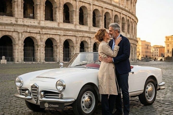 Alfa Romeo Giulietta Spider photo shoot in Rome — photo 1 of 9