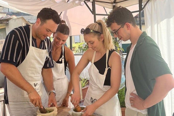 Rooftop Cooking Class in Genoa: Pesto, Fresh Pasta & Wine — photo 1 of 17