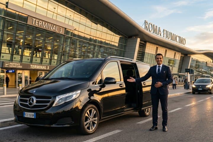 FCO Airport Private Transfer to/from Rome City or Civitavecchia — photo 1 of 8