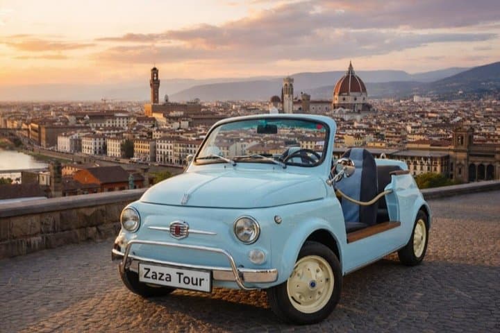 Florence Private Tour in Vintage Fiat 500; Panoramic Views & Wine — photo 1 of 14