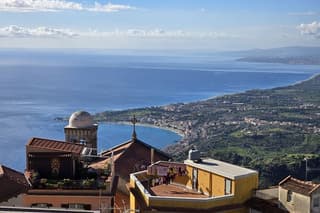 Castelmola Village and Etna Winery from Taormina Sicily Wine Tour